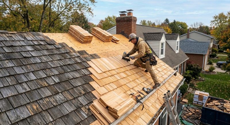Cedar Shingles Replacement in Fredericksburg, VA